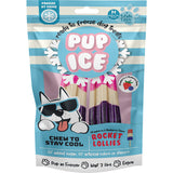 ETHICAL PUP LOLLIES ROCKET 2 PACK STRAWBERRY AND BLUEBERRY DOG TREATS