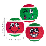 KONG XMAS26 GRINZ BALLS MEDIUM 3PK