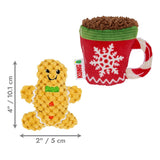 KONG XMAS26 CAT SCRATTLES GINGERBREAD COOKIE 2PK