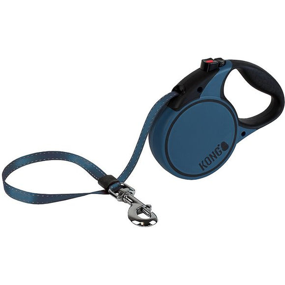 KONG RETRACTABLE LEASH LARGE 24' BLUE