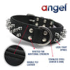 ANGEL LEATHER SPIKE COLLAR 2"X28"