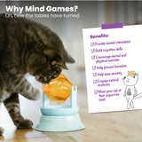 CATSTAGES 2IN1 TREAT TOY SPIN FISH