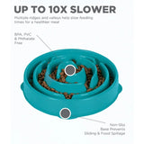 OUTWARD HOUND SLOW FEEDER LARGE TURQUOISE