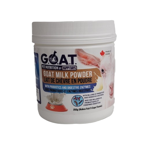 HAPPY DAYS GOAT MILK POWDER WITH PROBIOTIS + DIGESTIVE ENZYMES 250G