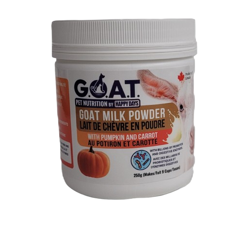 HAPPY DAYS GOAT MILK POWDER WITH PUMPKIN + CARROT 250G