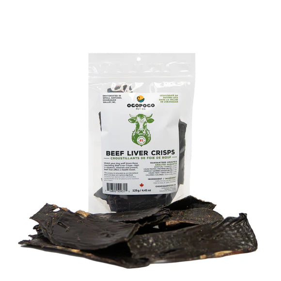 OGOPOGO BEEF LIVER CRISPS 454GM / 16OZ BAG
