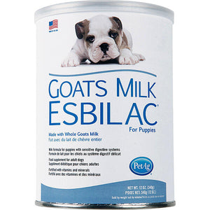 PET AG GOAT'S MILK ESBILAC PUPPY MILK REPLACER POWDER 340G