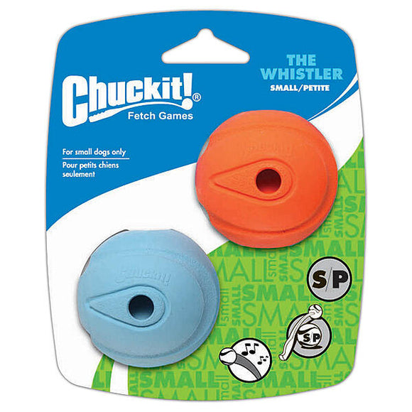 CHUCKIT! WHISTLER BALL 2PK SM