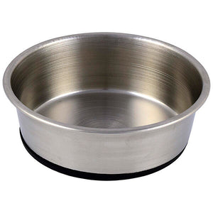 RUBBERIZED STAINLESS BOWL 13CM