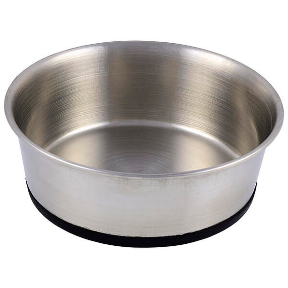 RUBBERIZED STAINLESS BOWL 16CM