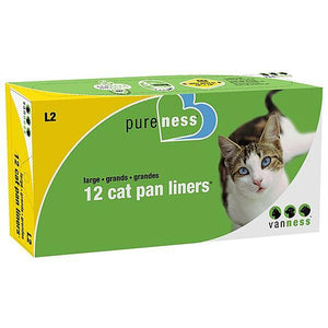 PURENESS CAT PAN LINERS 12PCK
