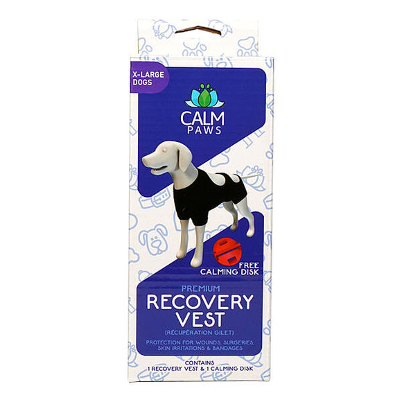 CALM PAWS RECOVERY VEST XL