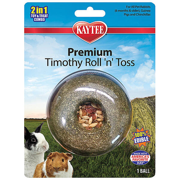 KAYTEE ROLL 'N' TOSS W/TIMOTHY HAY 180G