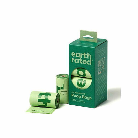 EARTH RATED COMPOSTABLE POOP BAG 8PCK