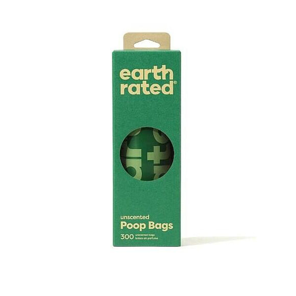 EARTH RATED UNSCENTED 300 POOP BAG