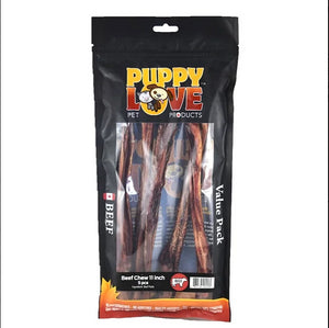 PUPPY LOVE BEEF CHEW 11IN 5PCK