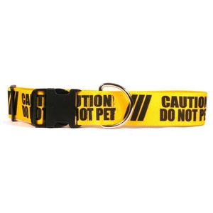 YELLOW DOG CAUTION COLLAR - LRG