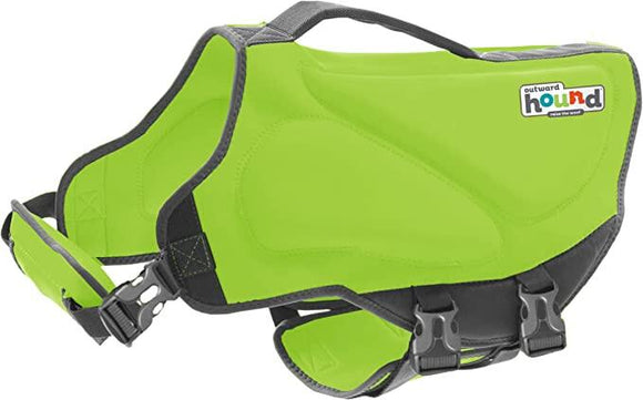 OUTWARD HOUND DAWSON LIFE JACKET GRN XS