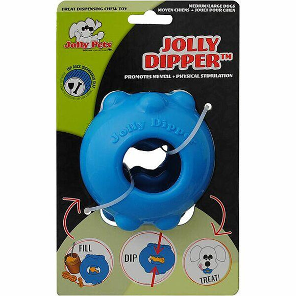 JOLLY PETS DIPPER BALL BLUE 4