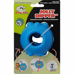JOLLY PETS DIPPER BALL BLUE 3"