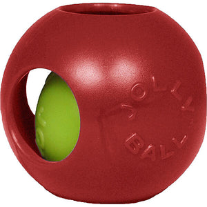 JOLLY PETS TEASER TWO-IN-ONE RED 8"